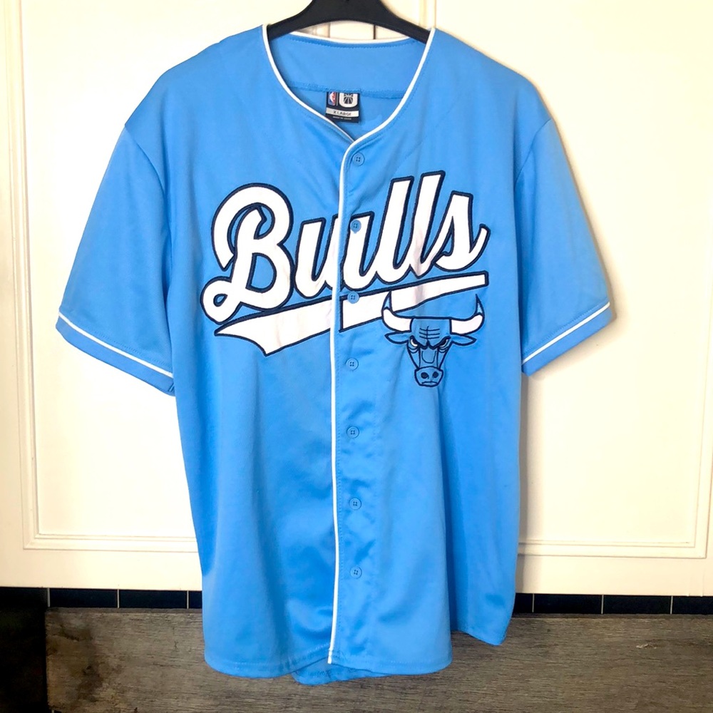 Chicago Bulls NBA jersey shirt blue womens size XL